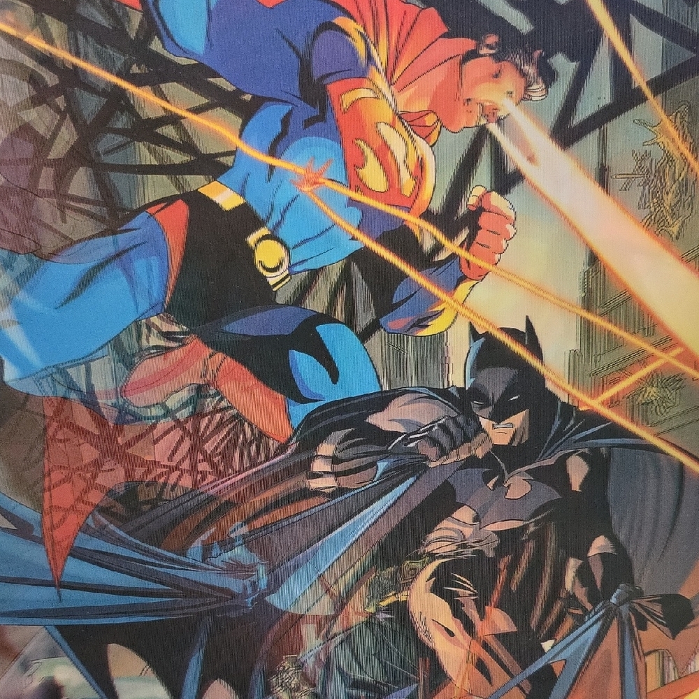 Batman Superman Lenicular Poster